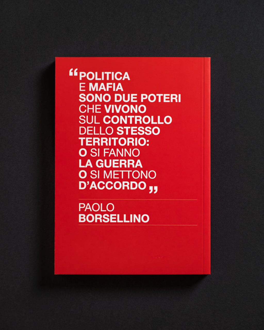 AGENDA ROSSA EDIZIONE SPECIALE 2025